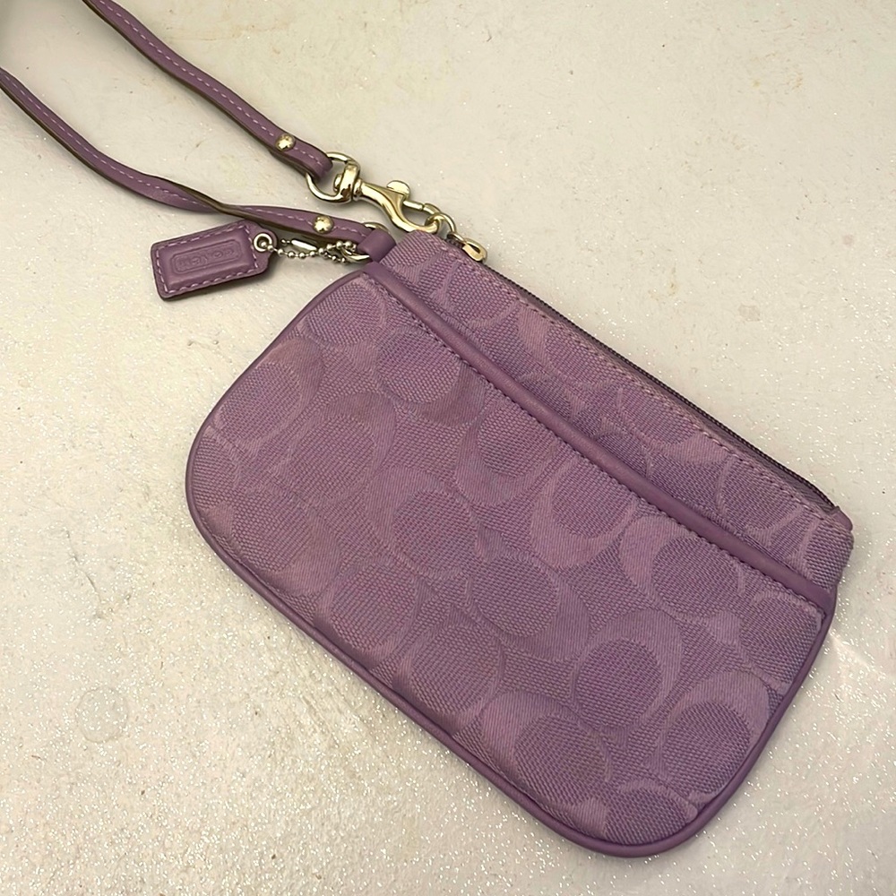 Coach clutch purse